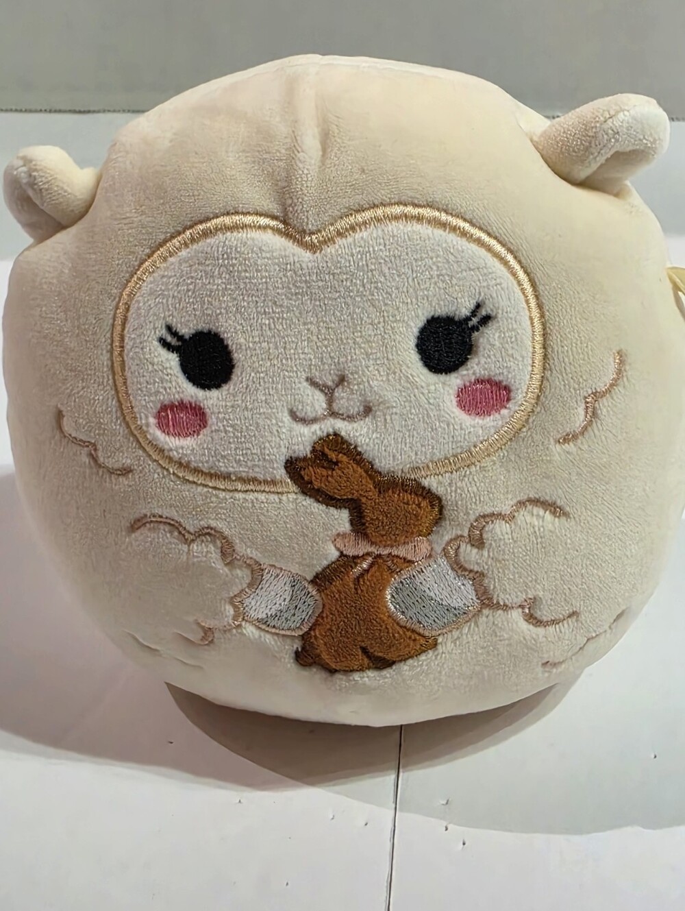 Squishmallows 5" Sophie The Lamb Chocolate Bunny Cream Easter Spring Plush EUC